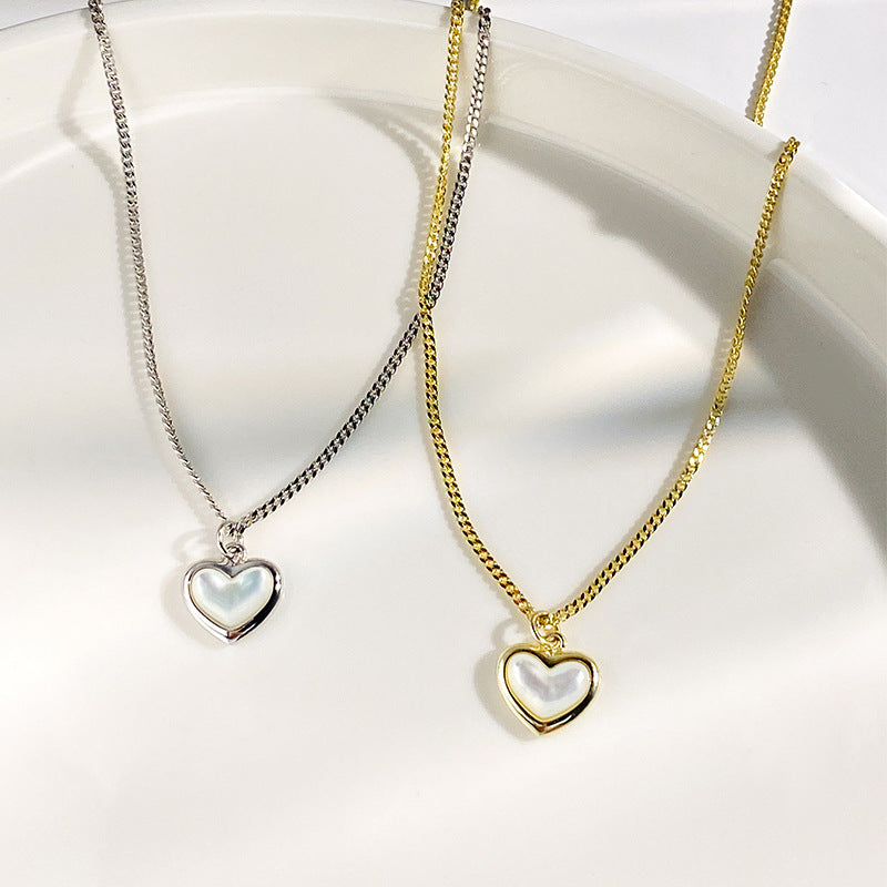 Sterling Silber Herz-Halskette