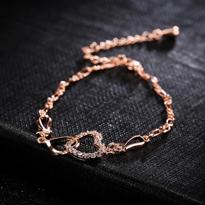 Boho Herzfußkette