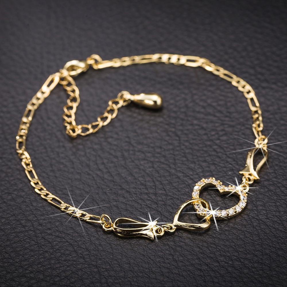 Boho Herzfußkette